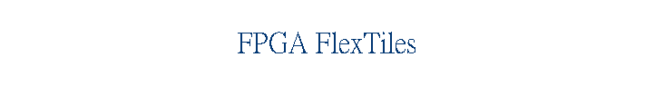 FPGA FlexTiles