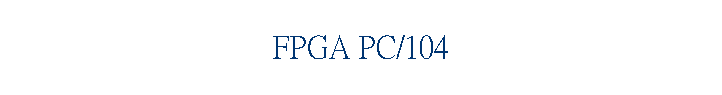 FPGA PC/104