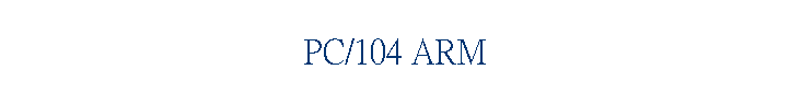 PC/104 ARM