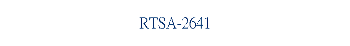 RTSA-2641