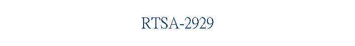 RTSA-2929