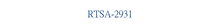 RTSA-2931