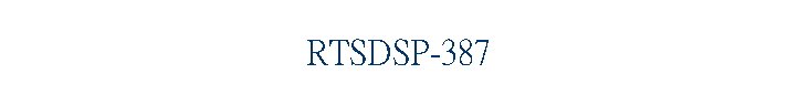 RTSDSP-387