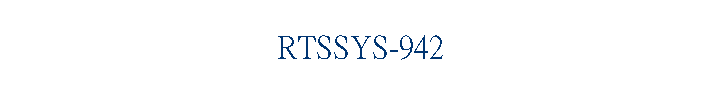 RTSSYS-942
